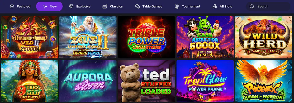 OneCasino casino new games